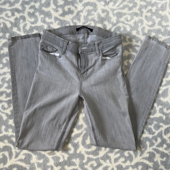 🤍JBrand Like New🤍 PRISTINE grey skinny stretch jeans. Size 29. - Picture 4 of 7